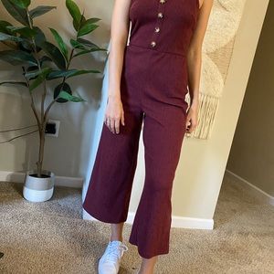 I.N San Francisco maroon romper!!!